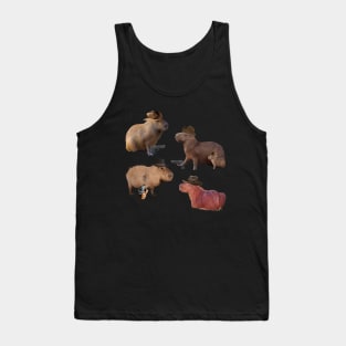 Cowboy Capybara Sticker Pack Tank Top